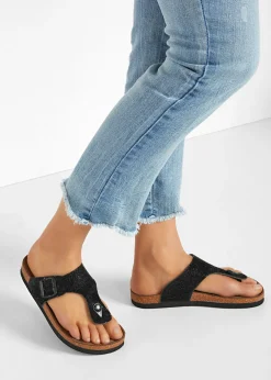 bonprix bonprix Sandalias de dedo Negro Discount