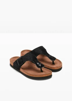 bonprix bonprix Sandalias de dedo Negro Discount