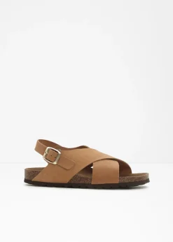bonprix bonprix Sandalias de piel Camel Sale