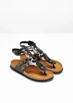 bonprix bonprix Sandalias de piel Negro Online