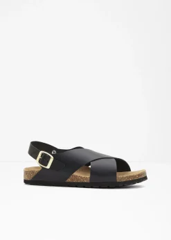 bonprix bonprix Sandalias de piel Negro Online