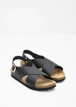 bonprix bonprix Sandalias de piel Negro Online