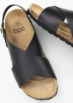 bonprix bonprix Sandalias de piel Negro Online