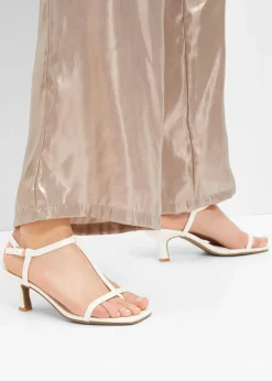 bonprix bonprix Sandalias de tiras Blanco-crema Discount