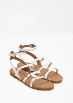 bonprix bonprix Sandalias de tiras Blanco-crema New