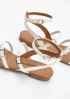 bonprix bonprix Sandalias de tiras Blanco-crema New