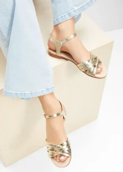 bonprix bonprix Sandalias planas Oro
