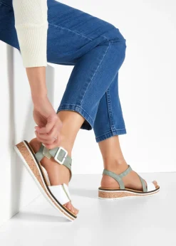 bonprix Rieker Sandalias Rieker Verde-blanco Outlet
