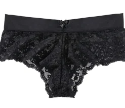 bonprix bonprix Shorts de encaje transparente Negro Clearance
