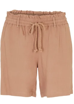 bonprix bonprix Shorts paperbag con lino arcilla