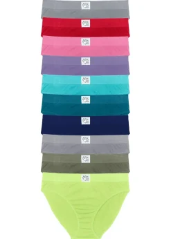bonprix bonprix Slip (10 unidades) Varios colores + gris claro jaspeado Hot