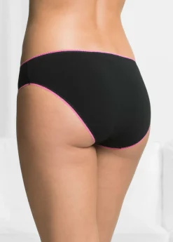 bonprix bonprix Slip (5 unidades) Negro multicolor New