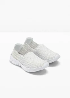 bonprix bonprix Slippers cómodos con suela flexible Blanco Outlet
