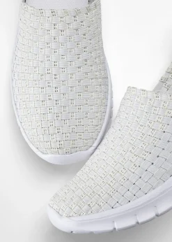 bonprix bonprix Slippers cómodos con suela flexible Blanco Outlet