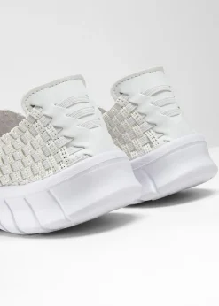 bonprix bonprix Slippers cómodos con suela flexible Blanco Outlet