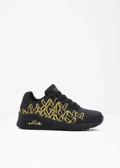 bonprix Skechers Sneakers bajos Negro-oro