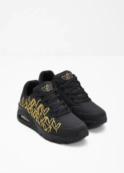 bonprix Skechers Sneakers bajos Negro-oro
