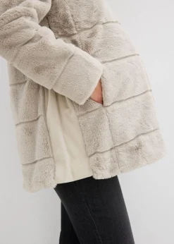 bonprix bonprix Suave chaqueta de pelo para durante y después del embarazo Gris claro Discount