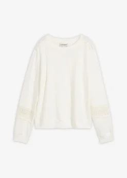 bonprix bonprix Sudadera Blanco lana Hot