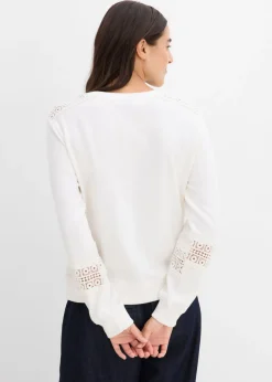 bonprix bonprix Sudadera Blanco lana Hot