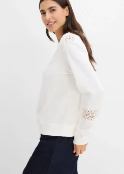 bonprix bonprix Sudadera Blanco lana Hot