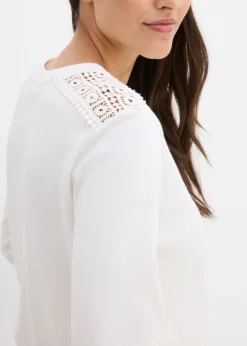 bonprix bonprix Sudadera Blanco lana Hot