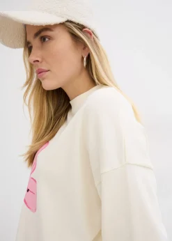 bonprix bonprix Sudadera Blanco-crema New