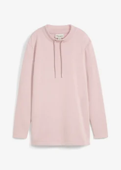 bonprix bonprix Sudadera con abertura Rosa mate Outlet