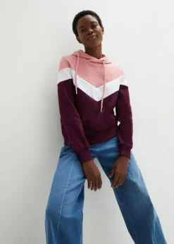 bonprix bonprix Sudadera con capucha morado intenso New