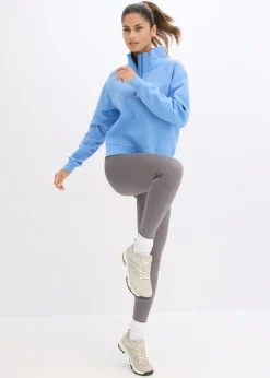 bonprix bonprix Sudadera de algodón orgánico puro azul provenzal