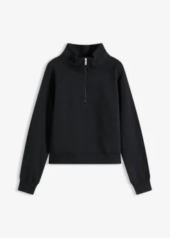 bonprix bonprix Sudadera de algodón orgánico puro Negro Best