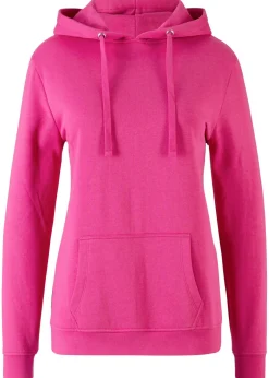 bonprix bonprix Sudadera de felpa suave rosa caliente Online