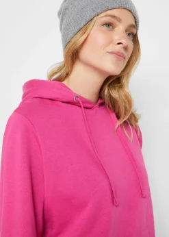 bonprix bonprix Sudadera de felpa suave rosa caliente Online
