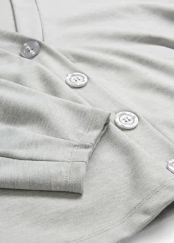 bonprix bonprix Sudadera de mezcla de viscosa gris claro jaspeado moteado Sale