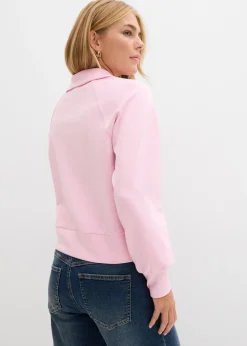 bonprix bonprix Sudadera de neopreno suave rosa cristal Online