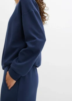 bonprix bonprix Sudadera de neopreno suave Azul marino New