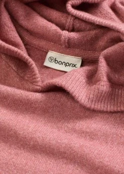 bonprix bonprix Sudadera de punto con capucha baya suave Sale