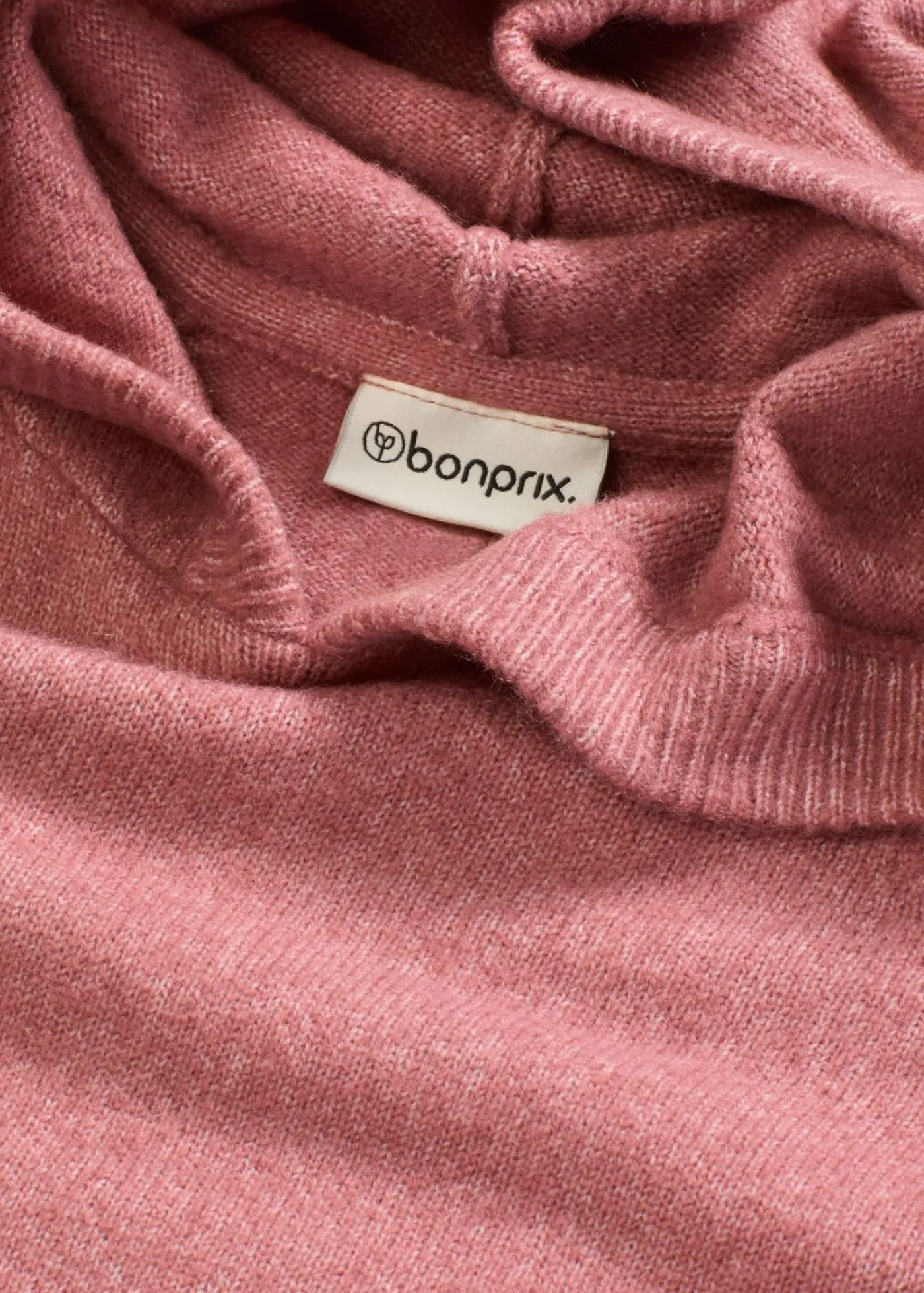 bonprix bonprix Sudadera de punto con capucha baya suave Sale