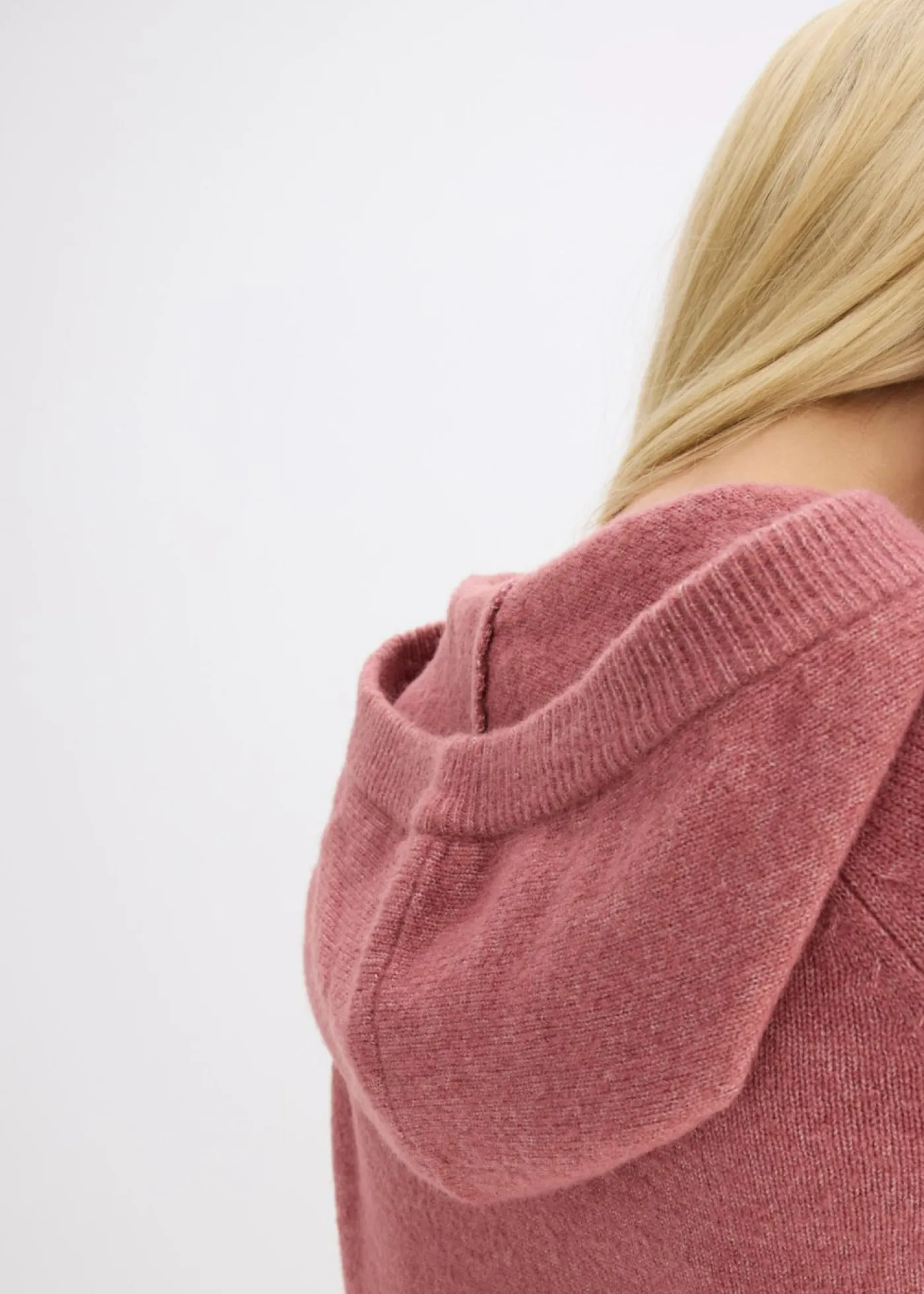 bonprix bonprix Sudadera de punto con capucha baya suave Sale