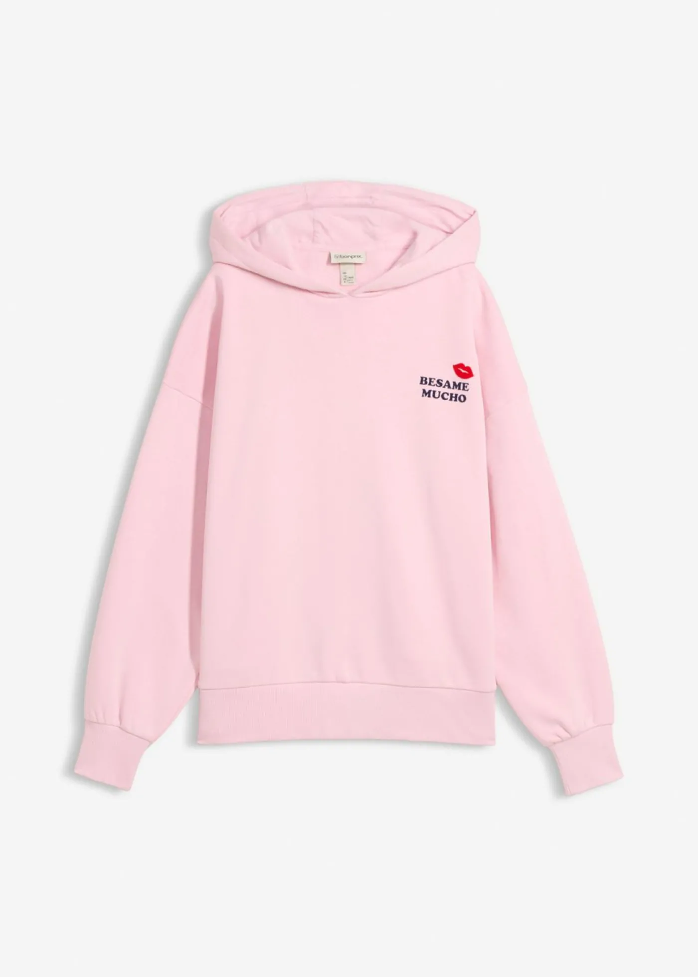 bonprix bonprix Sudadera holgada rosa cristal Sale