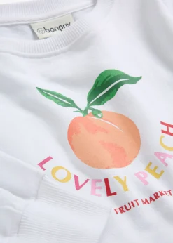 bonprix bonprix Sudadera holgada Blanco Clearance