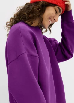 bonprix bonprix Sudadera holgada Morado oscuro Outlet