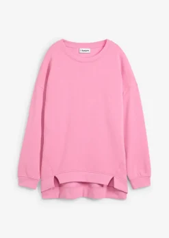 bonprix bonprix Sudadera holgada Rosa fucsia Online