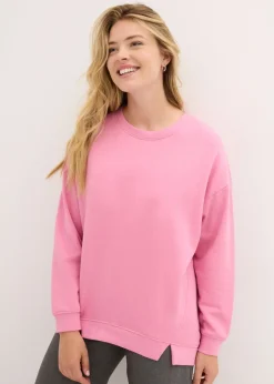 bonprix bonprix Sudadera holgada Rosa fucsia Online
