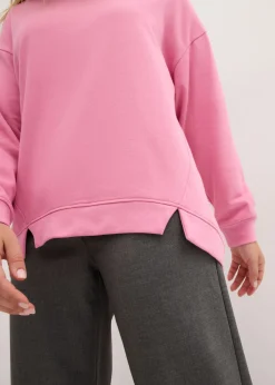 bonprix bonprix Sudadera holgada Rosa fucsia Online