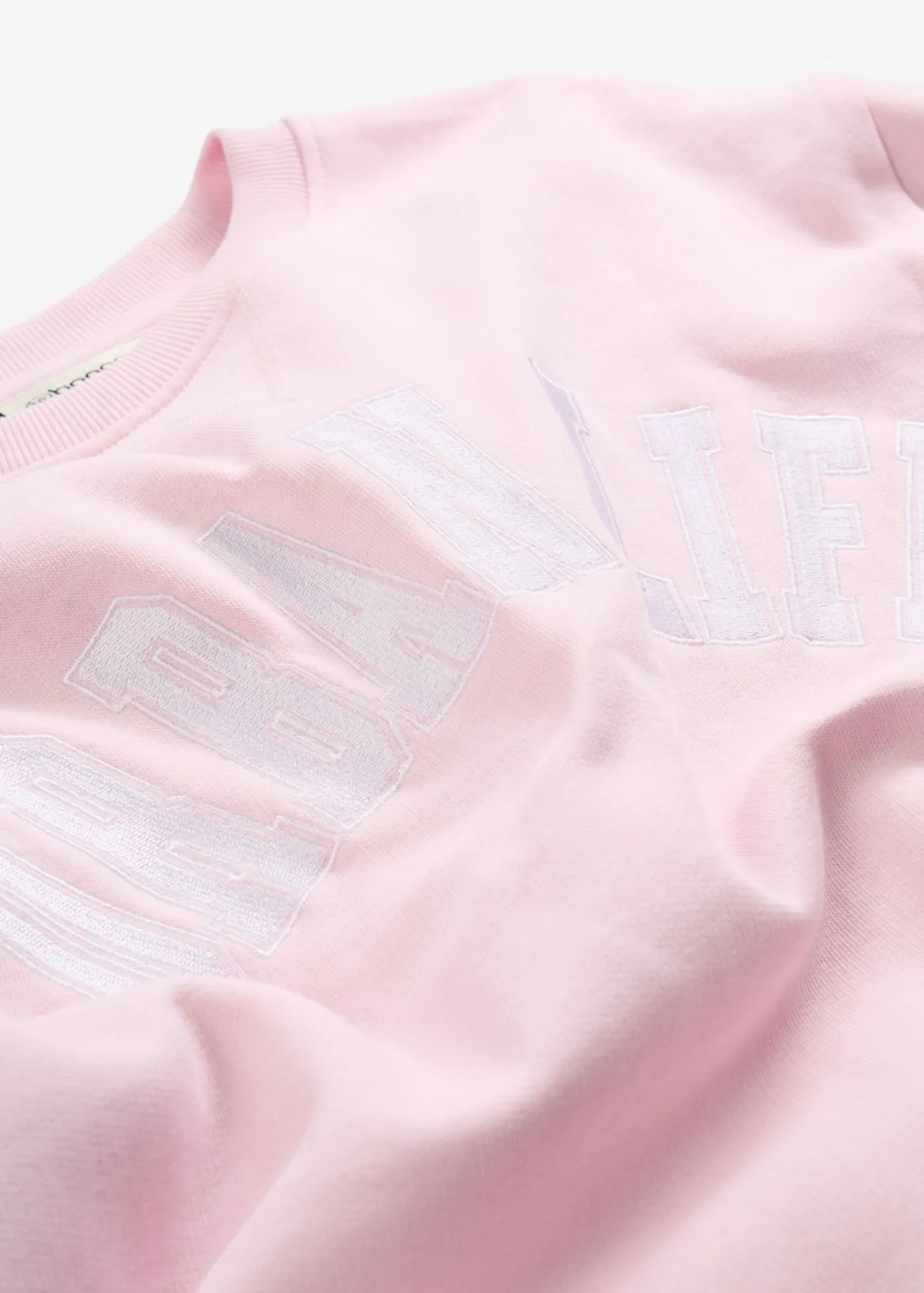 bonprix bonprix Sudadera holgada de algodón puro rosa cristal New