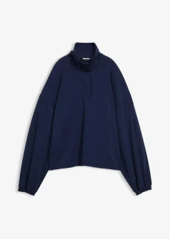 bonprix bonprix Sudadera holgada de neopreno Azul marino Outlet