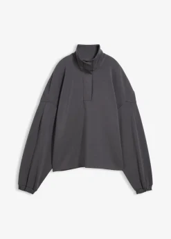 bonprix bonprix Sudadera holgada de neopreno pizarra New