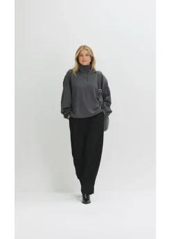 bonprix bonprix Sudadera holgada de neopreno pizarra New
