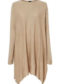 bonprix bonprix Sudadera larga beige pardo moteado New